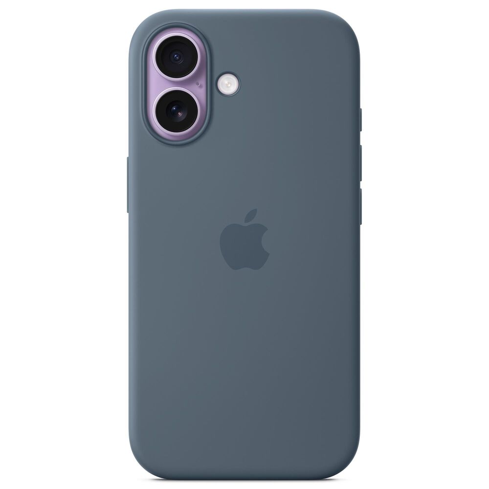 Apple Silicone Case with MagSafe for iPhone 17 in Anchor Blue, , large