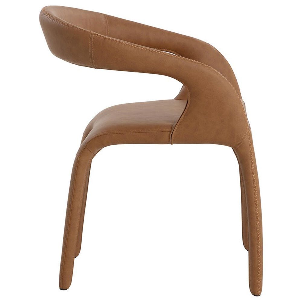 37B Atika Dining Arm Chair in Milliken Cognac, , large