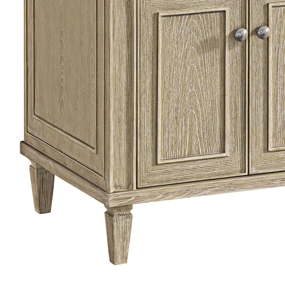 James Martin Vanities Lorelai 72&quot; Double Vanity in Whitewashed Oak with 3 cm Eternal Jasmine Pearl Quartz Top, , large