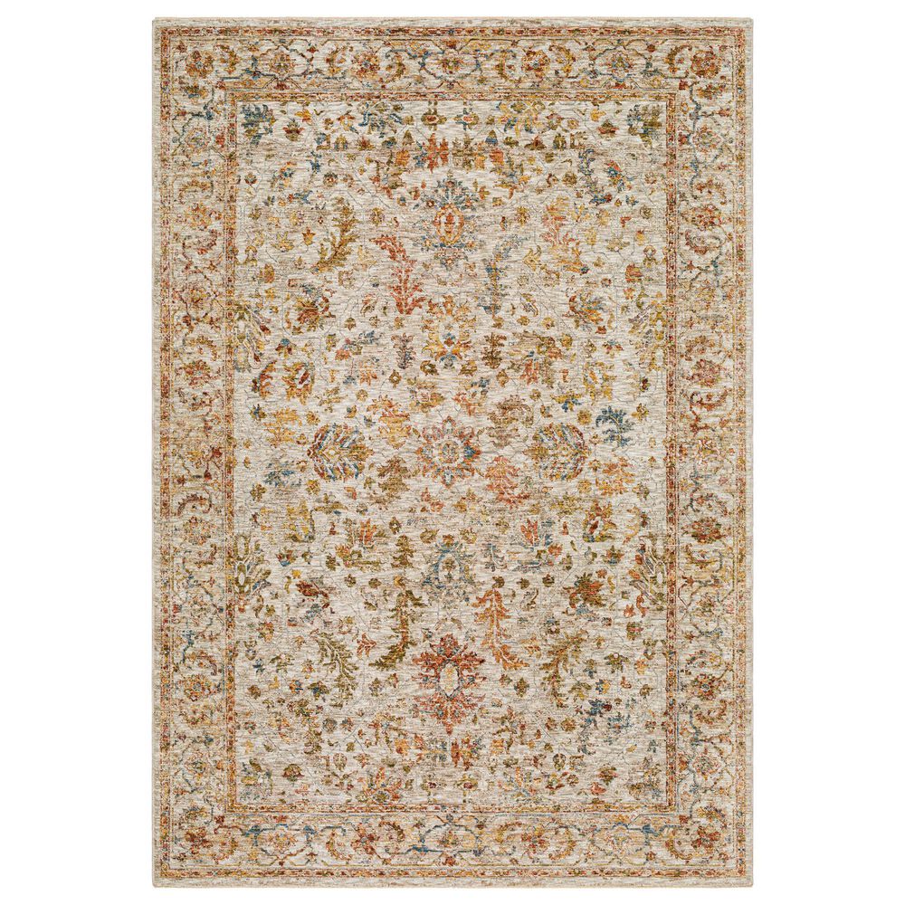 Surya Mona Lisa 10" x 14" Light Sage, Tan, Mustard, Brick Red, Dark Blue and Burgundy Area Rug, , large