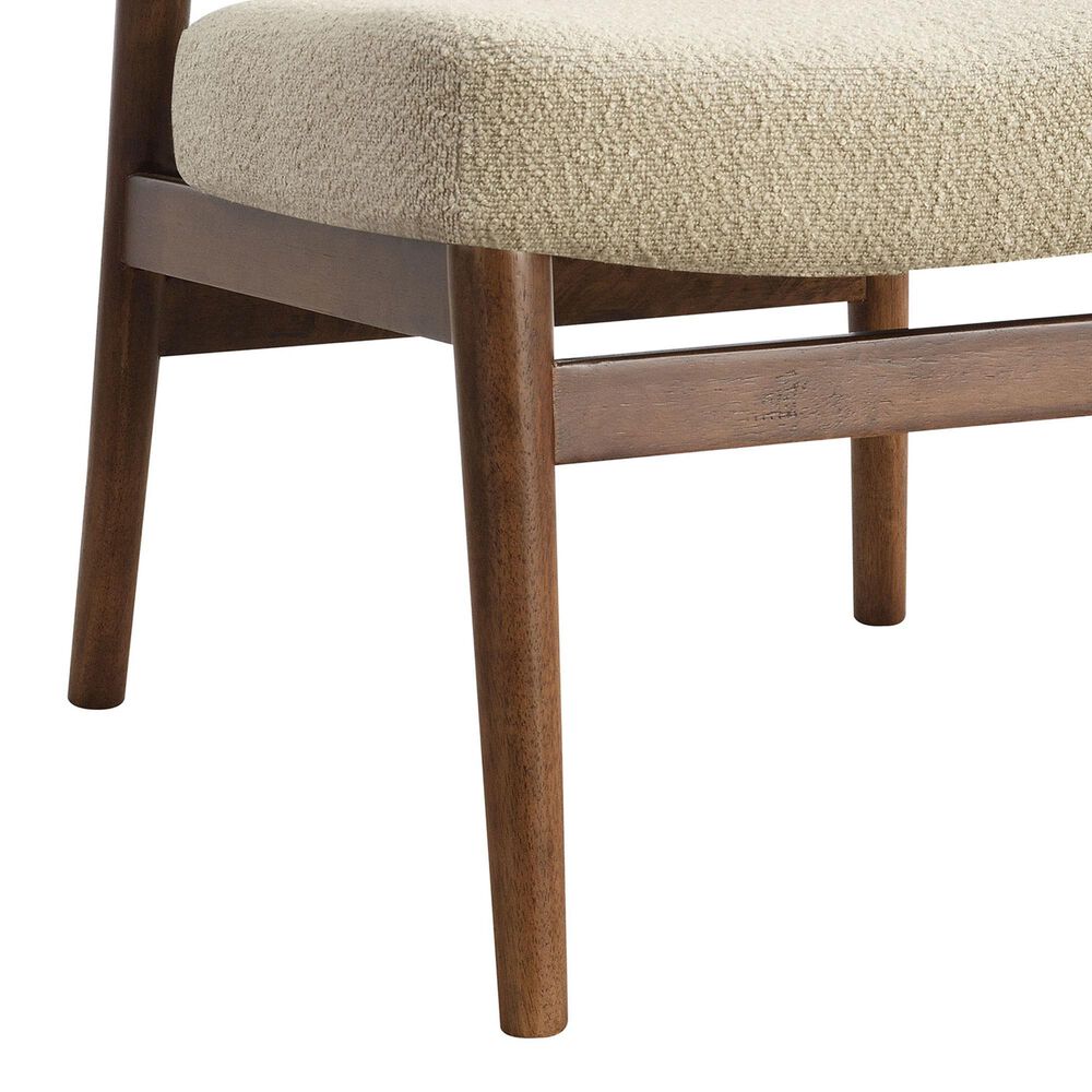 Coaster Rayo Accent Armless Chair with Rattan Cane Back in Camel, , large