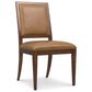 Hooker Furniture Archives Side Chair with Dark Blond Upholstered in Classic Walnut, , large