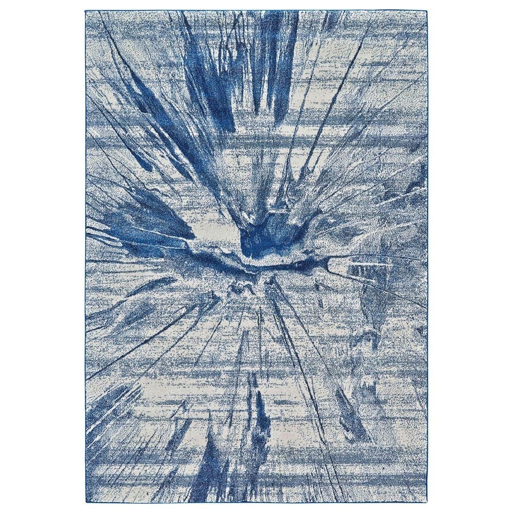Feizy Rugs Brixton 3601F 10' x 13'2" Cobalt Area Rug, , large