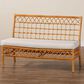 Baxton Studio Capella Dining Bench in Light Honey, , large