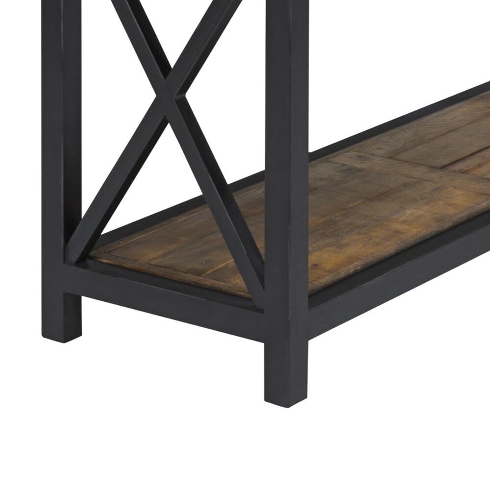 at HOME Carpenter Sofa Table in Oiled Oak, , large