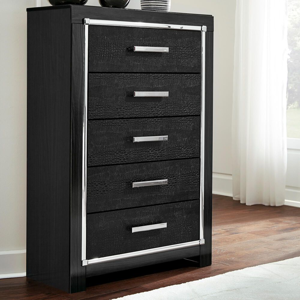Signature Design by Ashley Kaydell 5 Drawer Chest in Dark Gray, , large