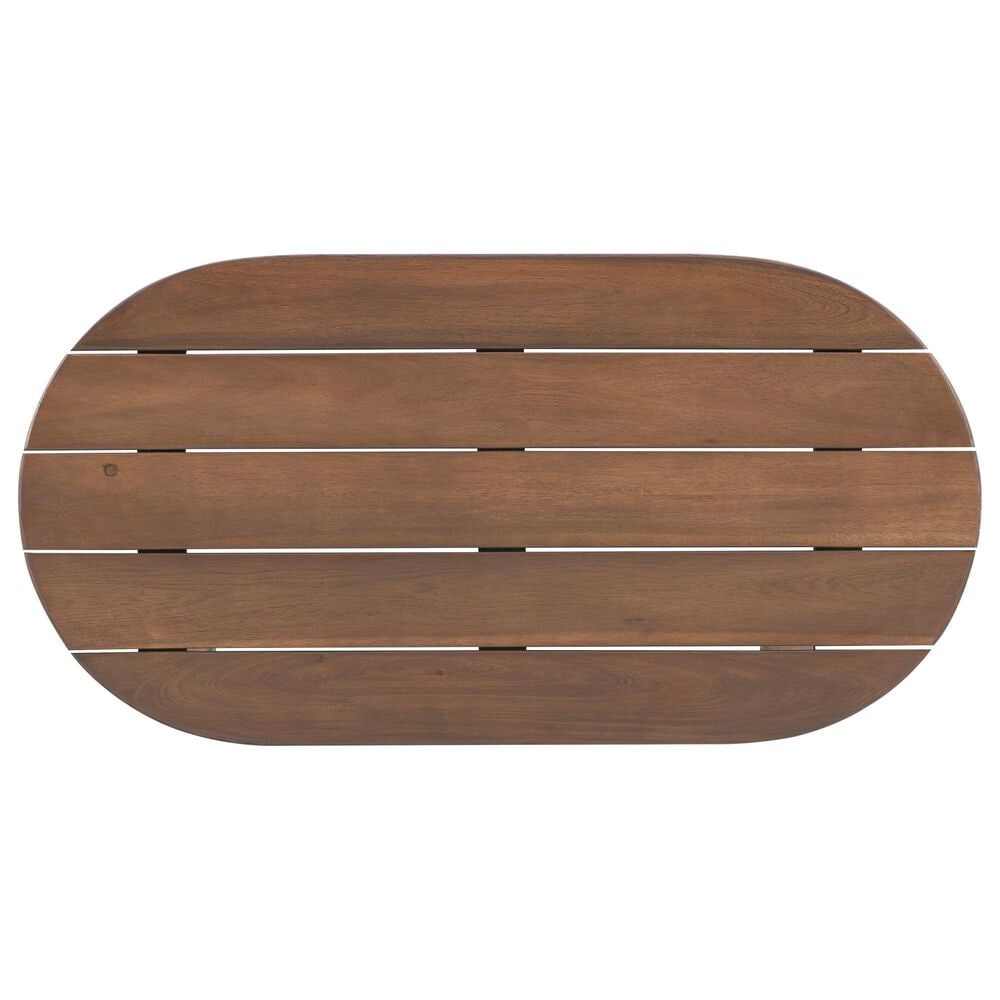 Linon Home Decor Adirondack Coffee Table in Brown, , large