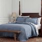 HiEnd Accents Sadie 3-Piece King Quilt Set in Bluebonnet, , large