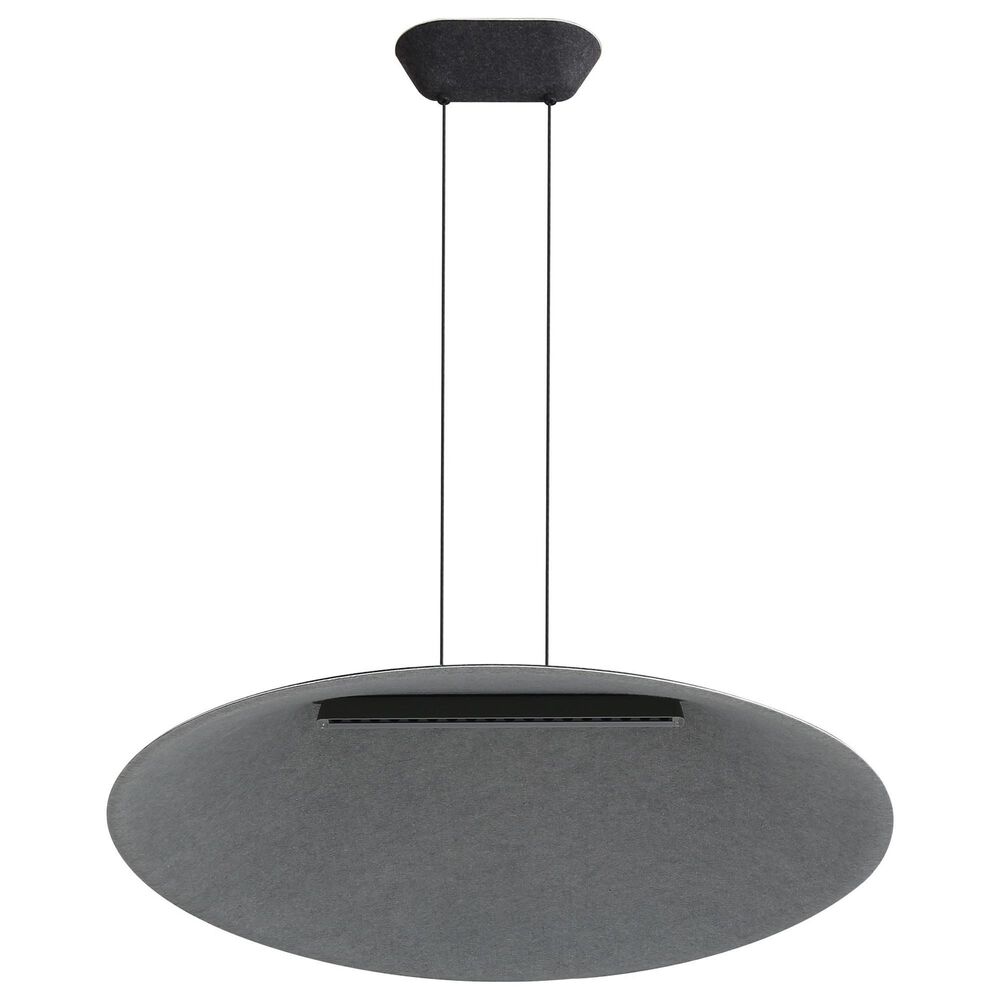Golden Lighting Faroe 30" 1-Light LED Pendant in Flecked Black and Grey, , large