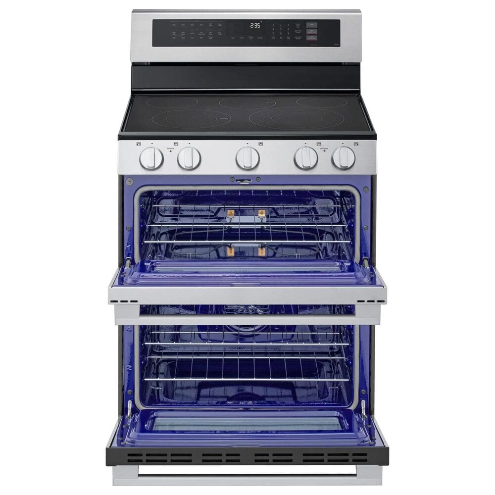 LG 7.3 Cu. Ft. Smart Electric Double Oven Freestanding Range in Stainless Steel, , large