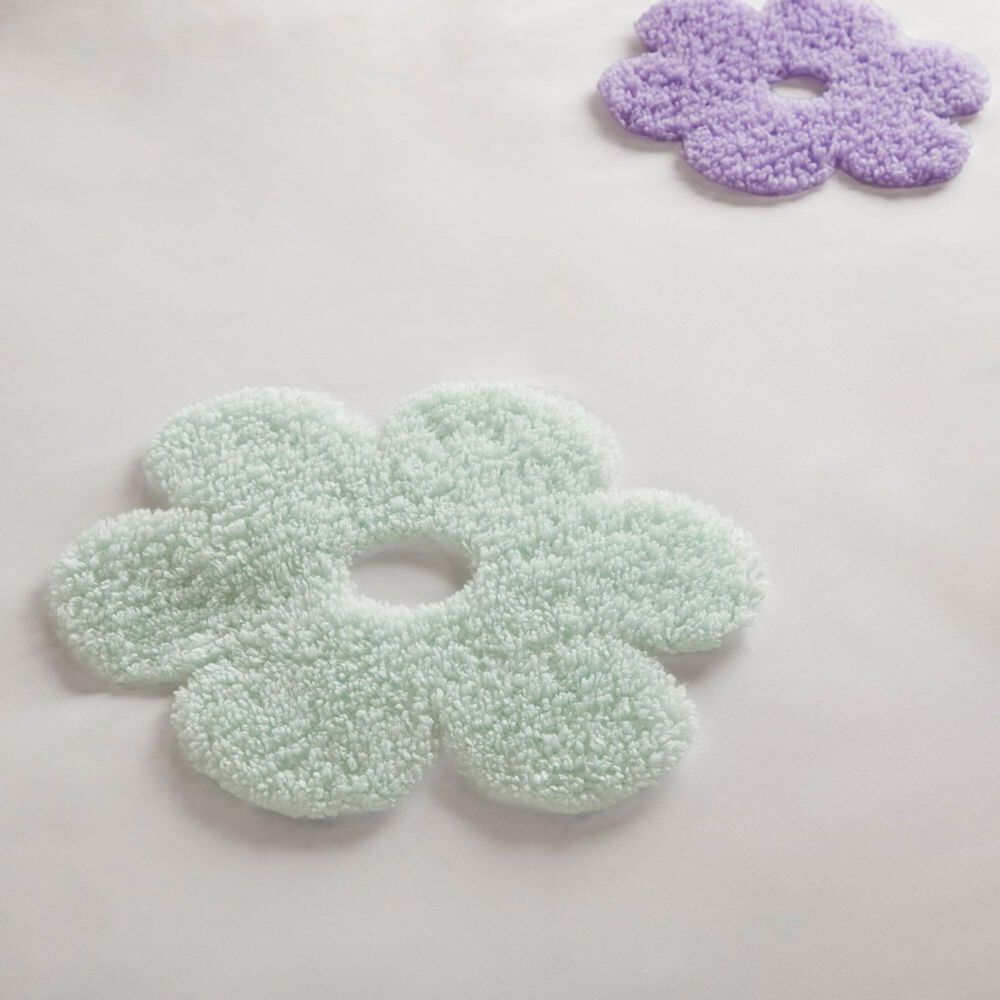 Hampton Park Gracie 3-Piece Twin Comforter Set in White and Purple, , large