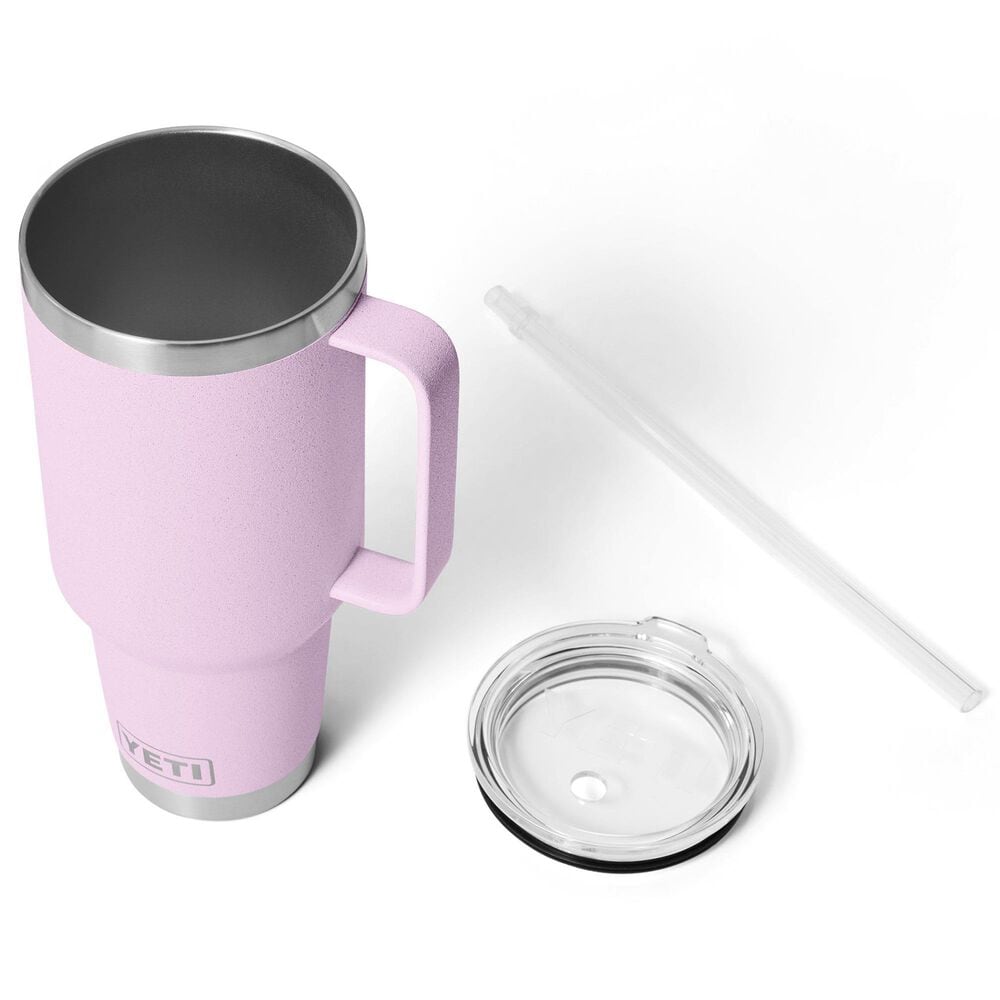 YETI Rambler 42 Oz Straw Mug with Straw Lid in Cherry Blossom, , large