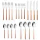Godinger Silver Regal 20-Piece Flatware Set in Copper, , large
