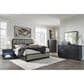 Millenium Rowanbeck 3-Piece Queen Bedroom Set in Black, , large