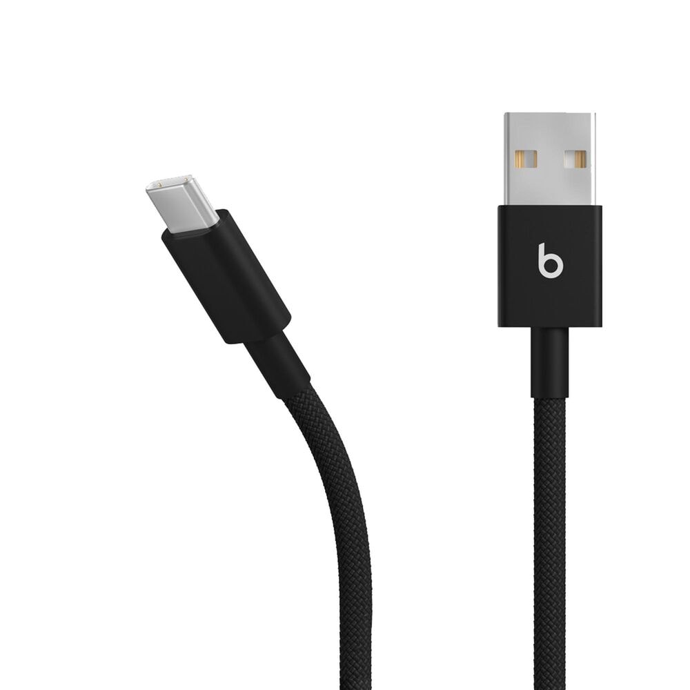 Beats 1.5-Meter USB-A to USB?C Woven Cable in Bolt Black, , large