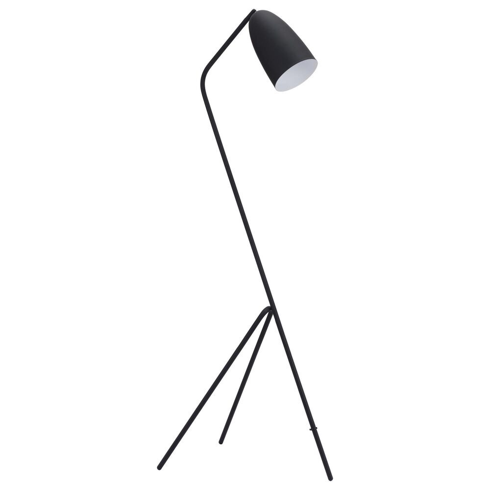 Zuo Modern Jamison Floor Lamp in Matte Black, , large