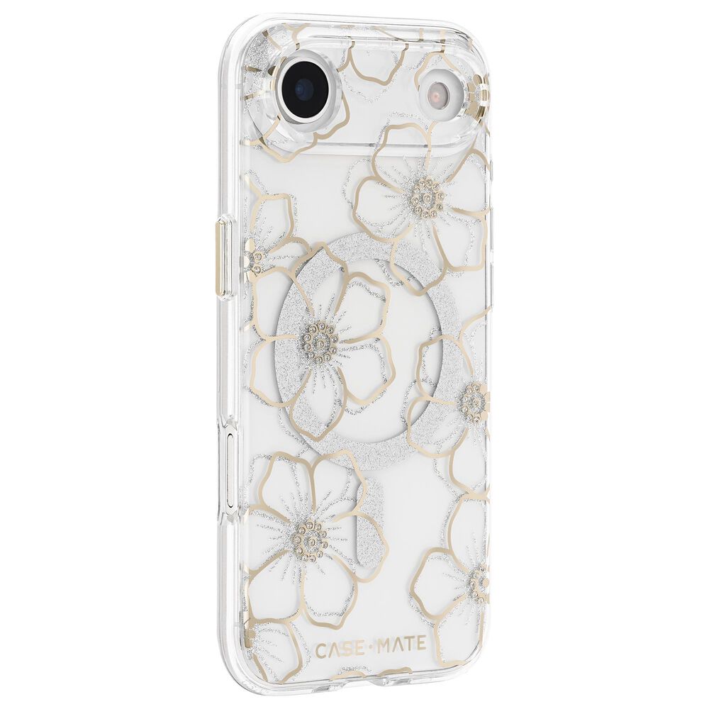 Case-Mate Floral Gems MagSafe Case for iPhone 17 Air in Gold, , large