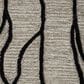 Feizy Enzo 8734F 8" x 11" Black and Taupe Area Rug, , large