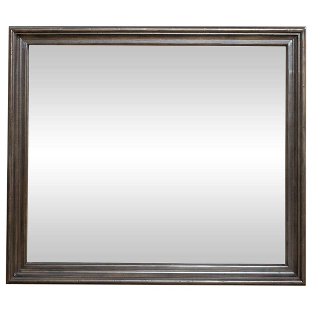 Belle Furnishings Big Valley Dresser Mirror in Brownstone, , large