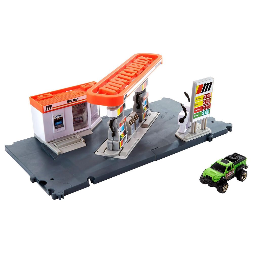 Matchbox Action Drivers Matchbox Fuel Station Playset, , large