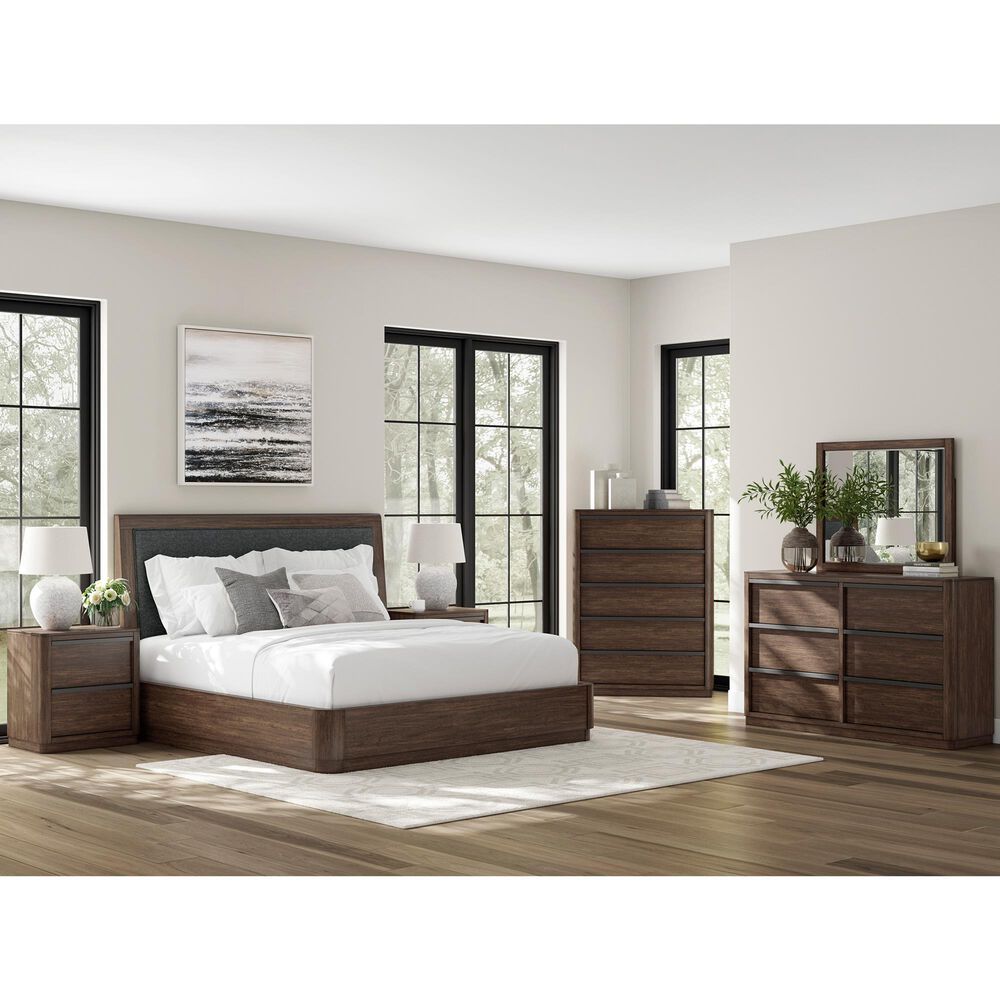 Millenium Dilenno 2 Ball Bearing Smooth Gliding Drawer Nightstand in Dark Brown, , large