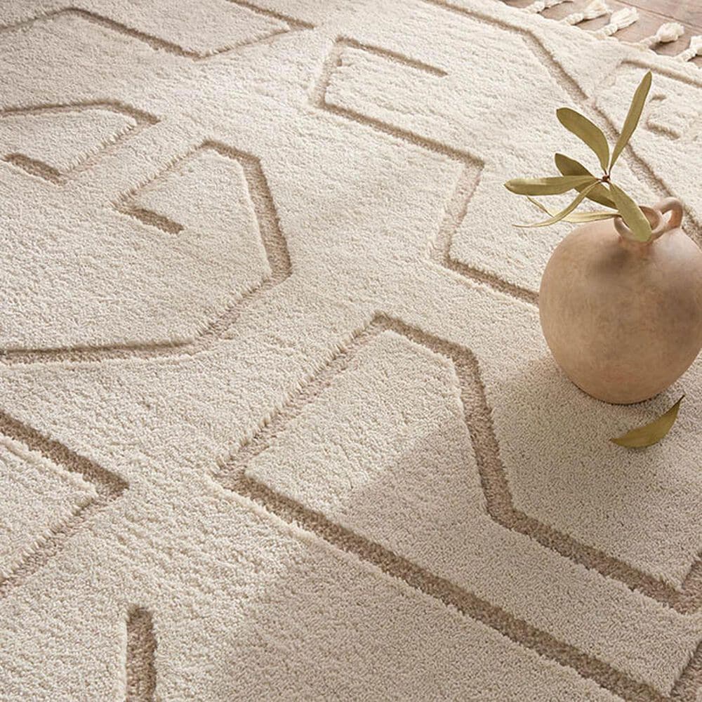 Jaipur Jaida Cree Gray Morn and Humus 7&#39;6&quot; x 10&#39; Area Rug, , large