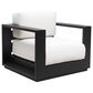 GatherCraft Milan Club Chair with Cushion in Linen Ivory, , large