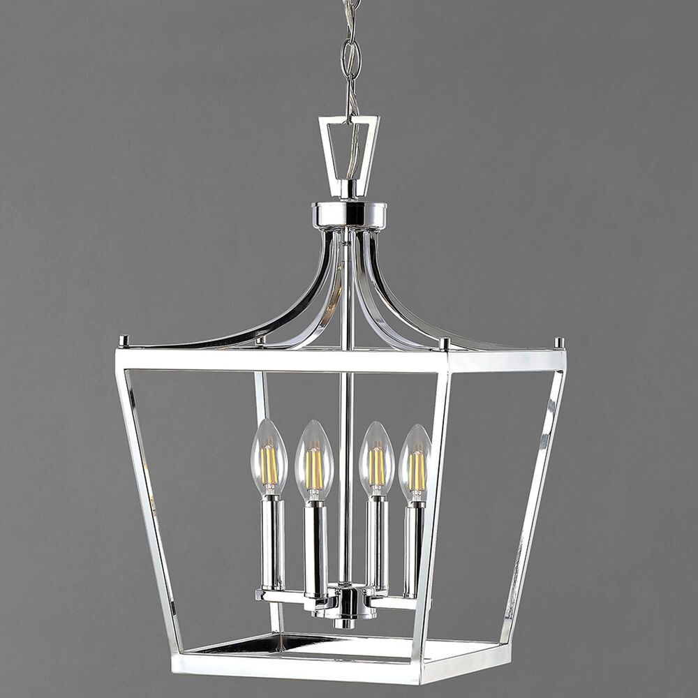 Safavieh Nichi 4-Light Pendant in Chrome, , large