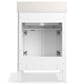 Kohler Hadron 24" Single Bathroom Vanity in White with 3 cm Bianco Bella Quartz Top and Oval Sink, , large