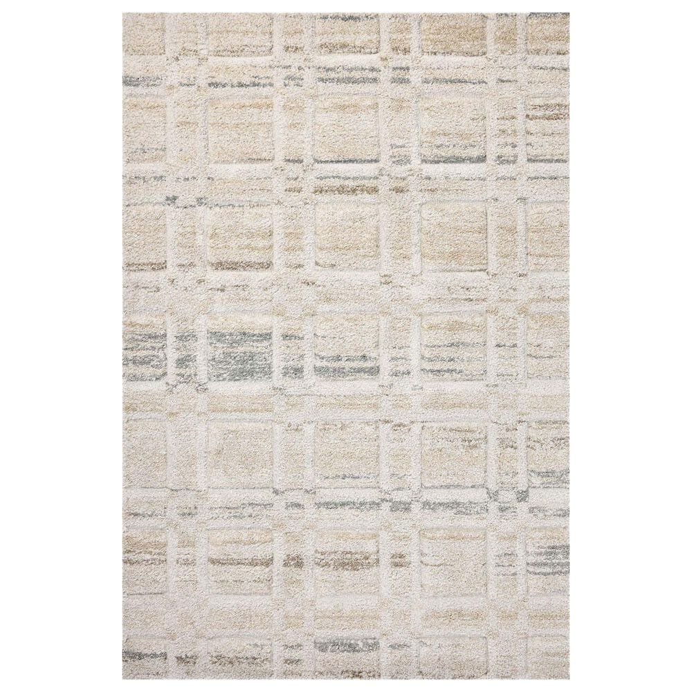 Loloi Silas 2"7" x 4" Bone and Multicolor Area Rug, , large