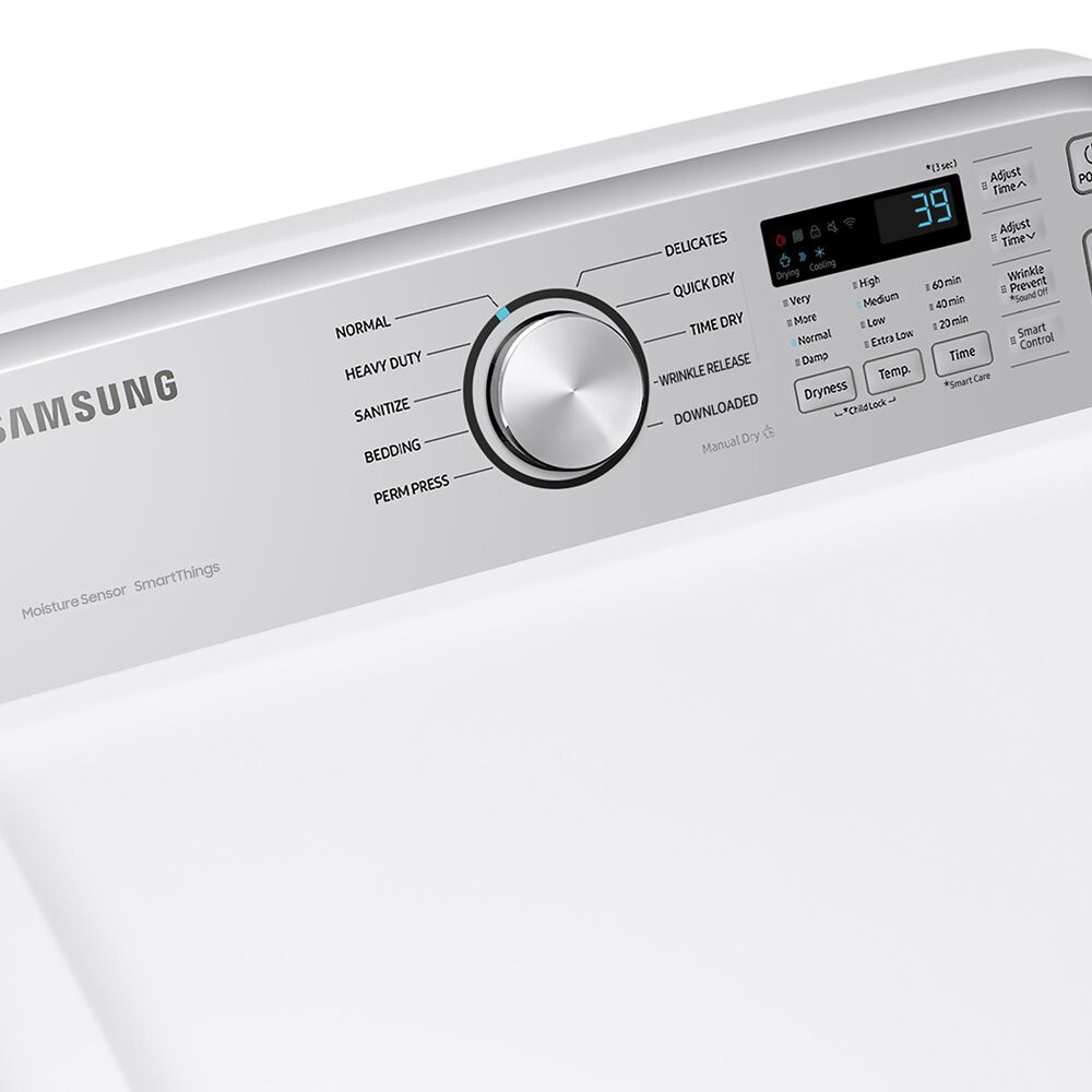 Samsung 7.4 cu. ft. Smart Electric Dryer with Sensor Dry in White, , large