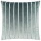 D.V. KAP Home Elysian Stripe 24" Square Throw Pillow in Ocean, , large