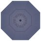 Garden Party 13" Latitude Navy Cantilever Umbrella with Black Base, , large