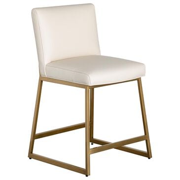Massoud Furniture Ines Counter Stool in Tribeca Cream, , large