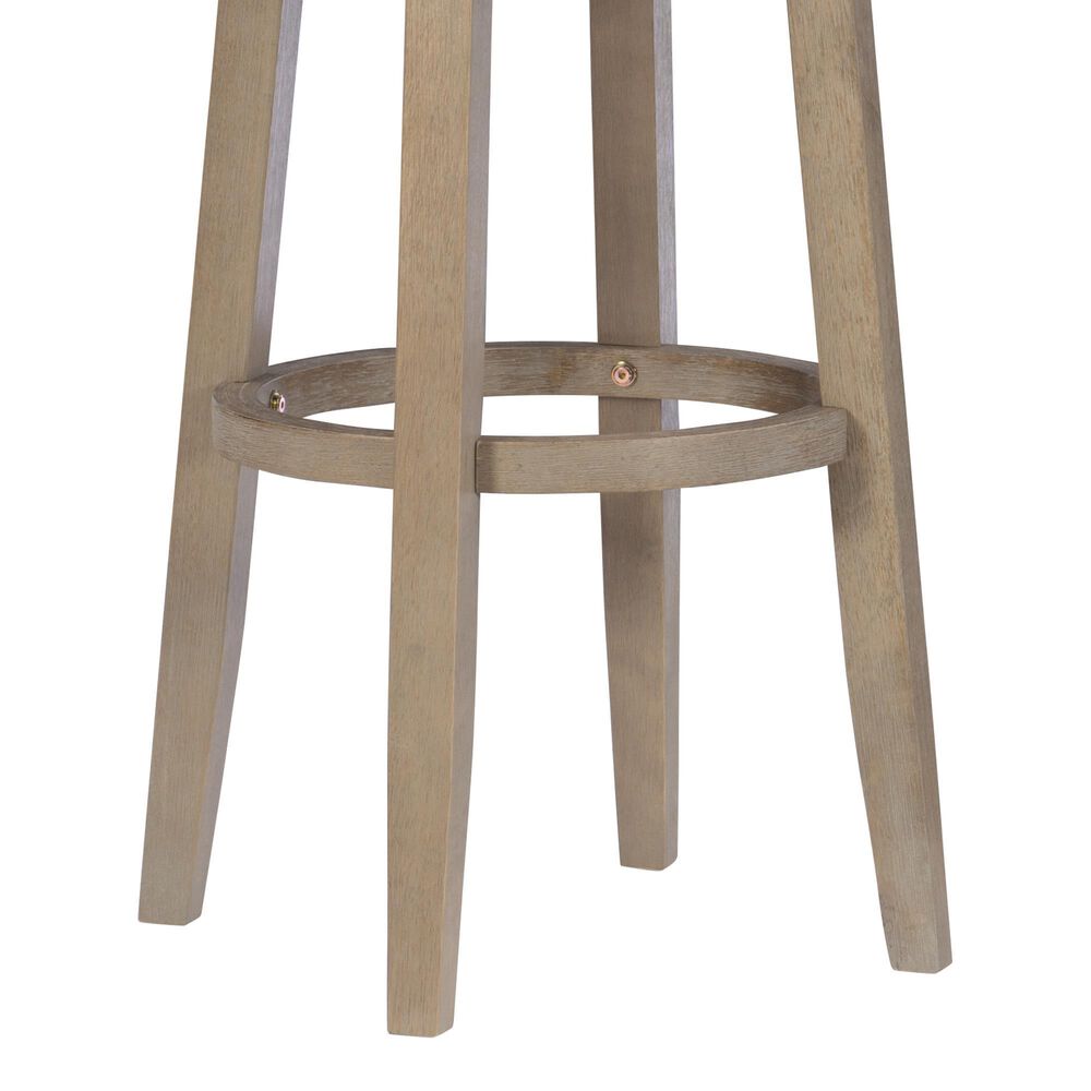 Linon Home Decor Morgan Swivel Bar Stool in Natural, , large