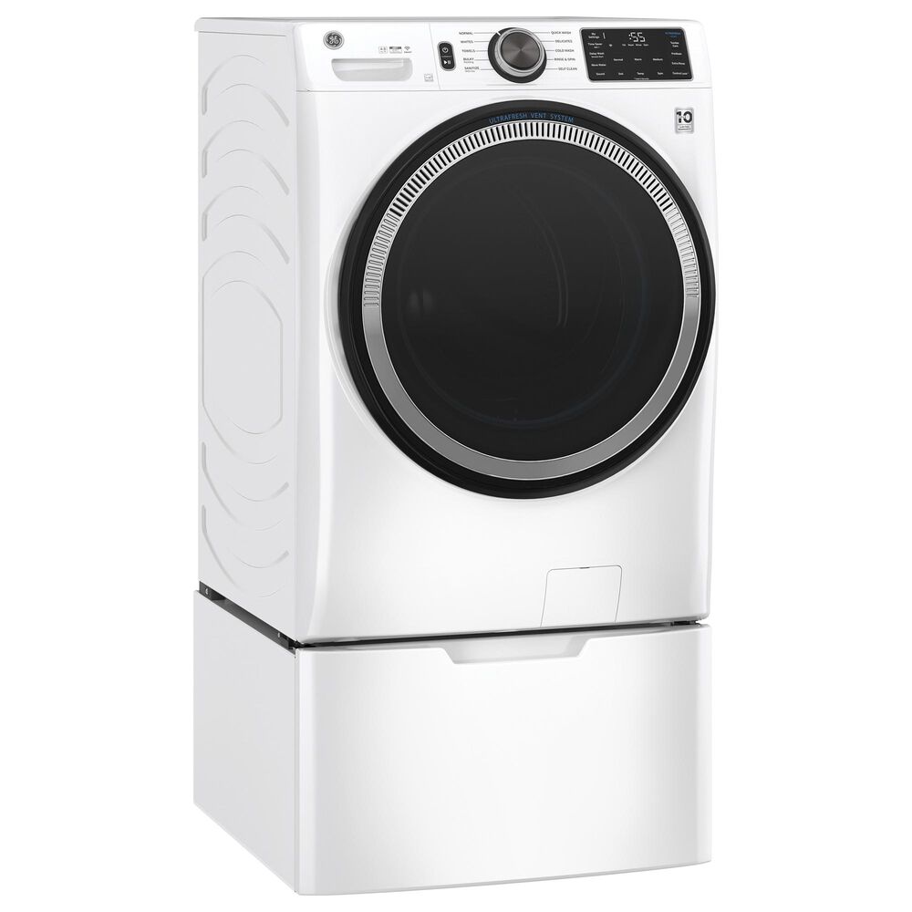 GE Appliances 4.8 Cu. Ft. Capacity Smart Front Load ENERGY STAR Washer with UltraFresh Vent System with OdorBlock in White, , large
