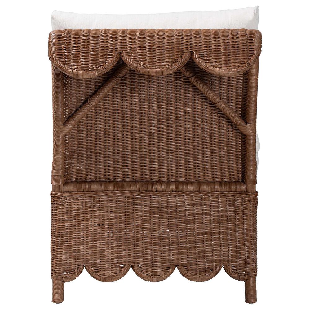 Baxton Studio Detta Accent Chair with Rolled Back in Neutral, , large