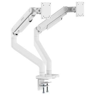 MSI Dual-Arm Monitor Mount for 17 to 45" Displays in Matte White, , large