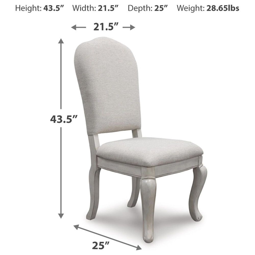 Ashley Arlendyne Side Chair in Antique White &#40;Set of 2&#41;, , large