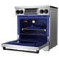 Thor Kitchen Gordon Ramsay 4.8 Cu. Ft. Professional Induction Range with Black Handle Kit in Stainless Steel, , large
