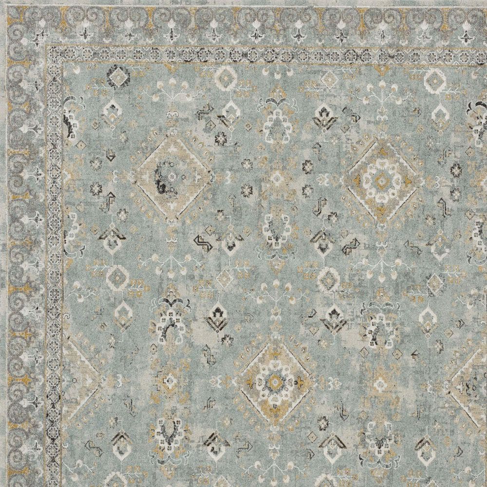 Karastan Windemere R1258 6&#39;6&quot; x 9&#39;10&quot; Blue Area Rug, , large