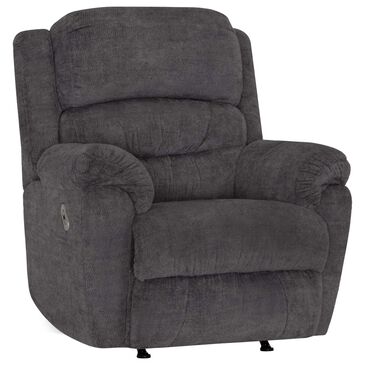 Moore Furniture Dallas Power Rocker Recliner with Power Headrest and USB in Covalent Cement Velvet, , large