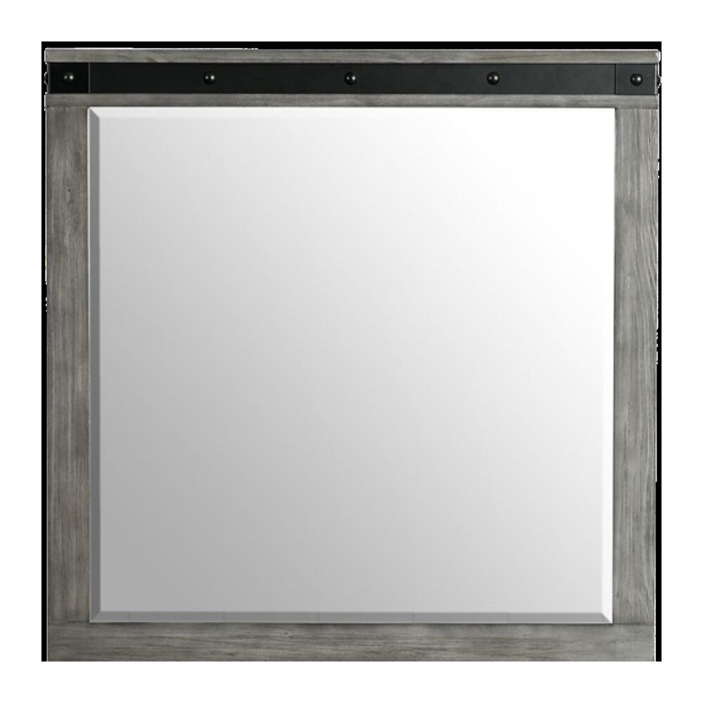 Mayberry Hill Wade Youth Mirror in Brushed Ash, , large