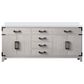 Lexora Home Laurel 72" Double Bathroom Vanity in White Oak with White Quartz Top and Rectangular Sinks, , large