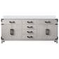 Lexora Home Laurel 72" Double Bathroom Vanity in White Oak with White Quartz Top and Rectangular Sinks, , large