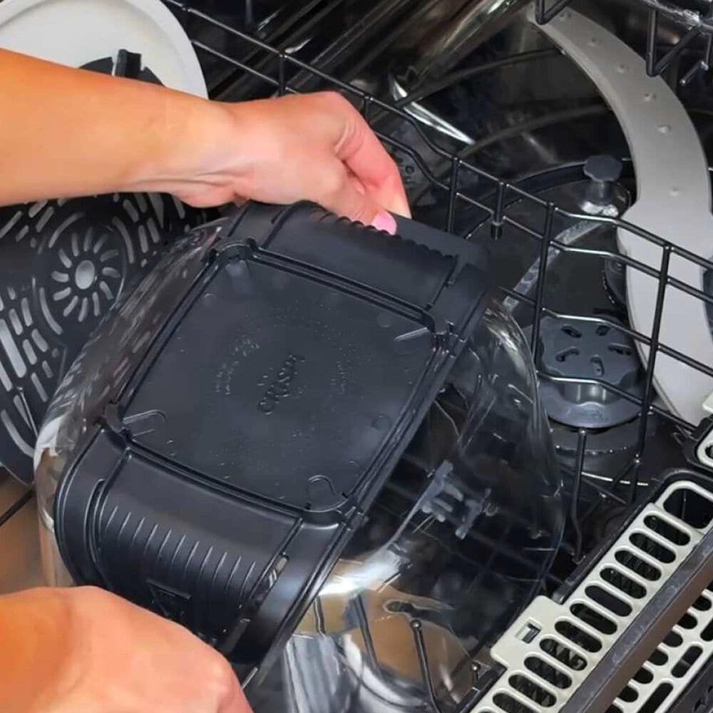 Ninja Crispi Pro 6-in-1 Countertop Glass Air Fryer in Ash Gray, , large