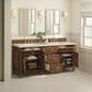James Martin Vanities Lorelai 72" Double Vanity in Mid-Century Walnut with 3 cm Eternal Marfil Quartz Top, , large