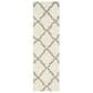 Safavieh Dallas Shag SGD257F-26 2"3" x 6" Ivory/Grey Runner, , large