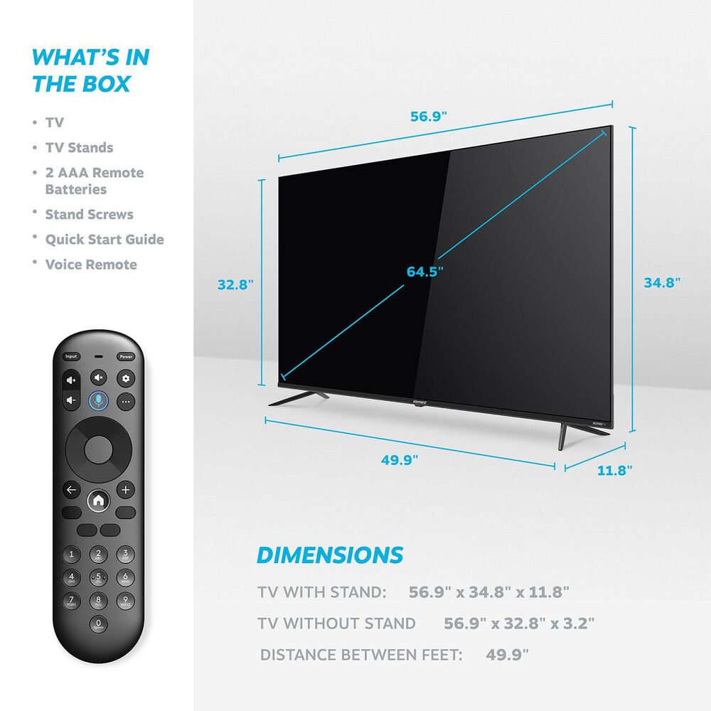 Element 65&quot; 4K UHD HDR Xumo Smart TV, , large