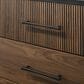 Crown Mark Nemy 4 Piece King LED Panel Bedroom Set in Brown, , large